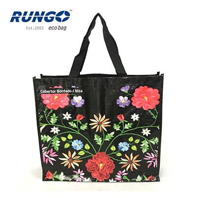 China Manufacturer Custom Printed Shopping Bopp Laminated Recycled PP Woven Bag